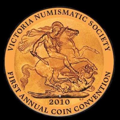 VICTORIA NUMISMATIC SOCIETY FIRST ANNUAL COIN CONVENTION MEDALLION